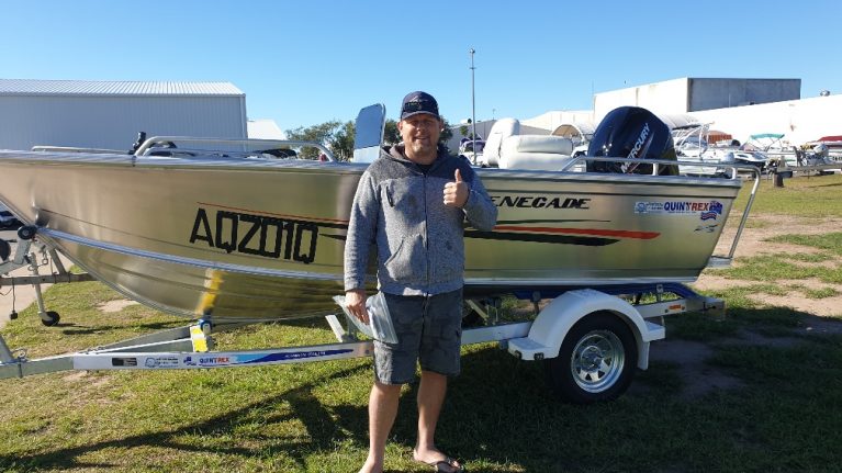 Brand new Renegade means serious fishing for Andrew.