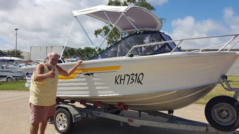 Used Quintrex 488 Breeze 75 Mercury 2 Stroke - Greg Burns