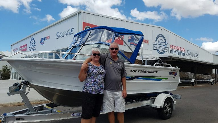 Quintrex 481 Fishabout with Mercury 60HP Command Thrust Outboard - Alan Docking