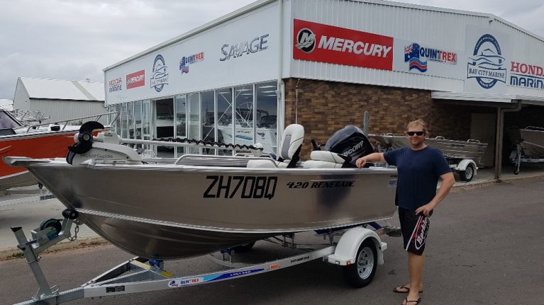 Quintrex 420 Renegade TS with Mercury 50HP Command Thrust - Doug Tattam