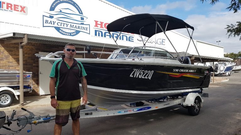 Used Quintrex 530 Cruiseabout Mercury 150Hp 4 Stroke - John Douglas