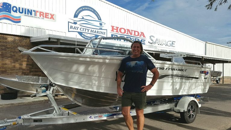 Quintrex 490 Fishabout Honda 80HP Outboard - Ron Fengler