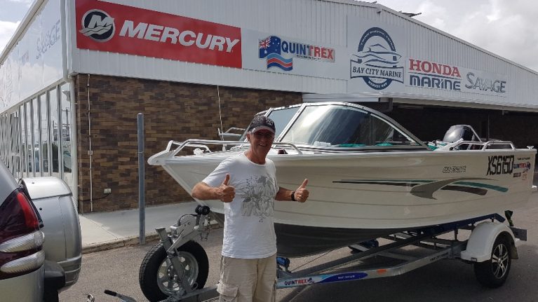 Used Quintrex 450 Escape 50 Mercury 2 Stroke - Karl Kyle