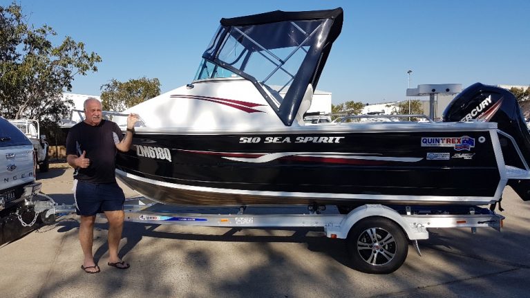 Quintre 510 Sea Spirit with Mercury 75HP 4 Stroke - John Mottershead