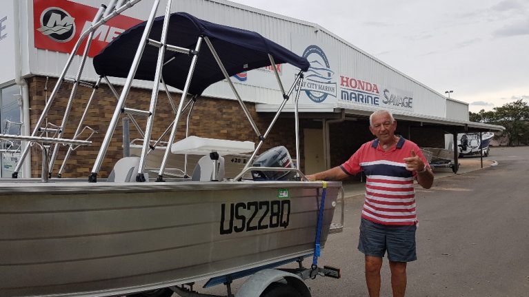 Used Stessco FL 420 Catcher with 30 Yamaha - Mervyn Reid.