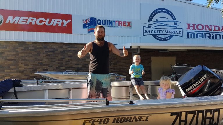 Quintrex 440 Hornet / 40 Mercury 2 Stroke - Murray Relf