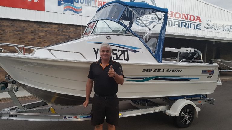 Quintrex 510 Spirit 75 Mercury 4 Stroke - Paul Sampey