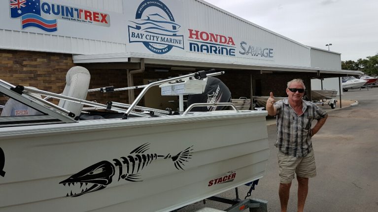 Used Stacer 429 Seaway Mercury 40HP 4 Stroke - Alan Shaw