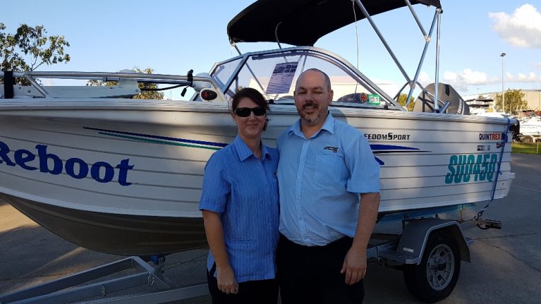 Used Quintrex 475 Freedom Sport with 80 Yamaha - Simon Luttrell