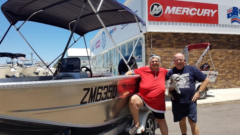 Quintrex 440 Hornet Custom Side Console 50 Mercury - Geoff Routledge